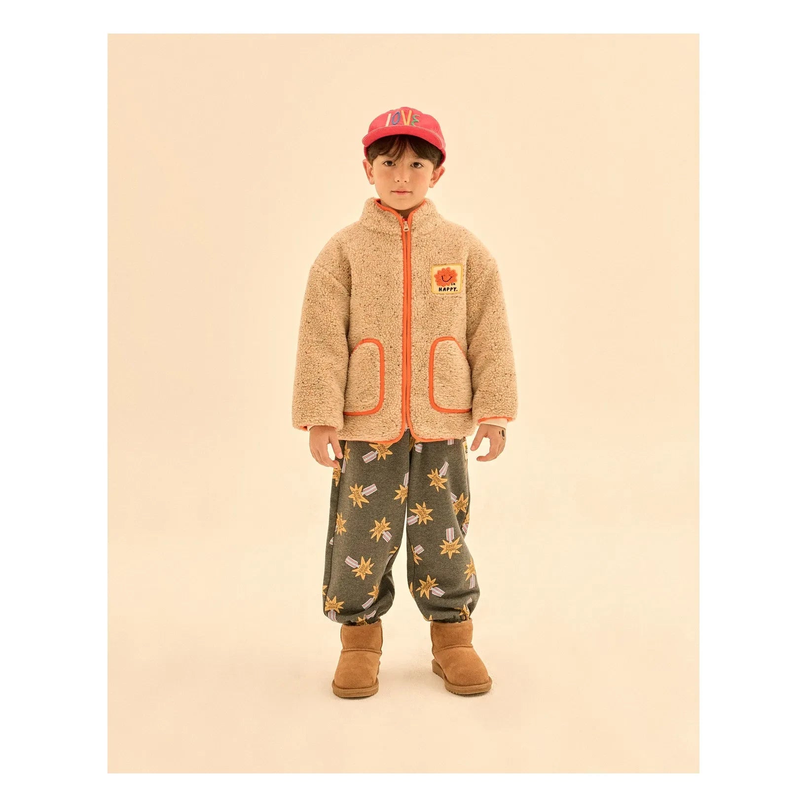 Jelly Mallow - Happy Sherpa-Style Jacket | Beige