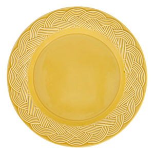 House of Capricorn - Vime Dinner Plate | Mustard