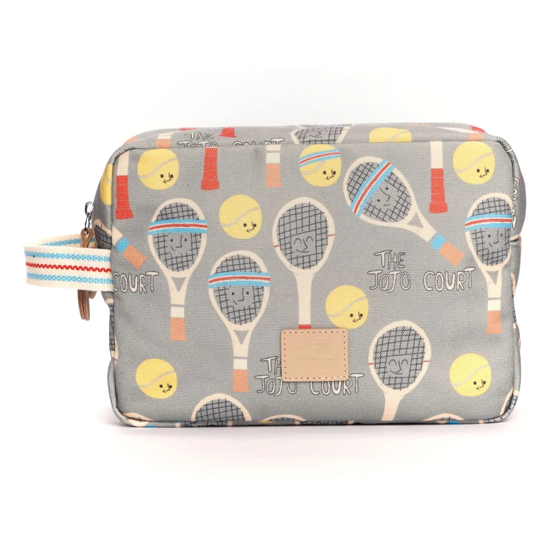 JOJO FACTORY - Jojo Short Double Compartment Makeup Bag | Verdigris