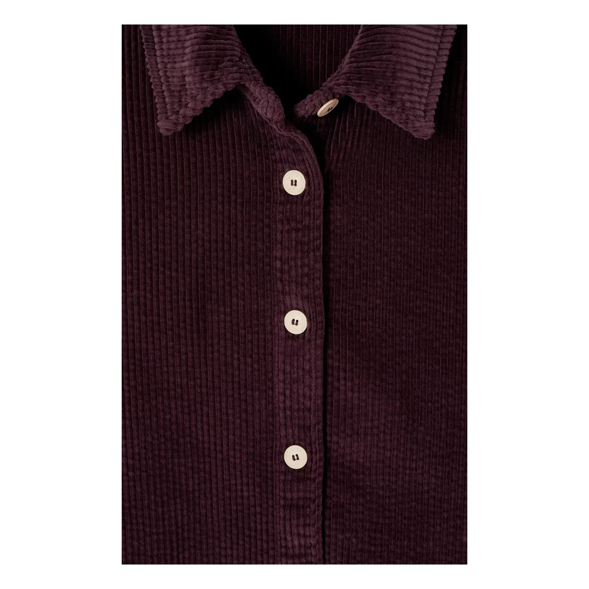 American Vintage - Padow Pamuk Gömlek | Aubergine