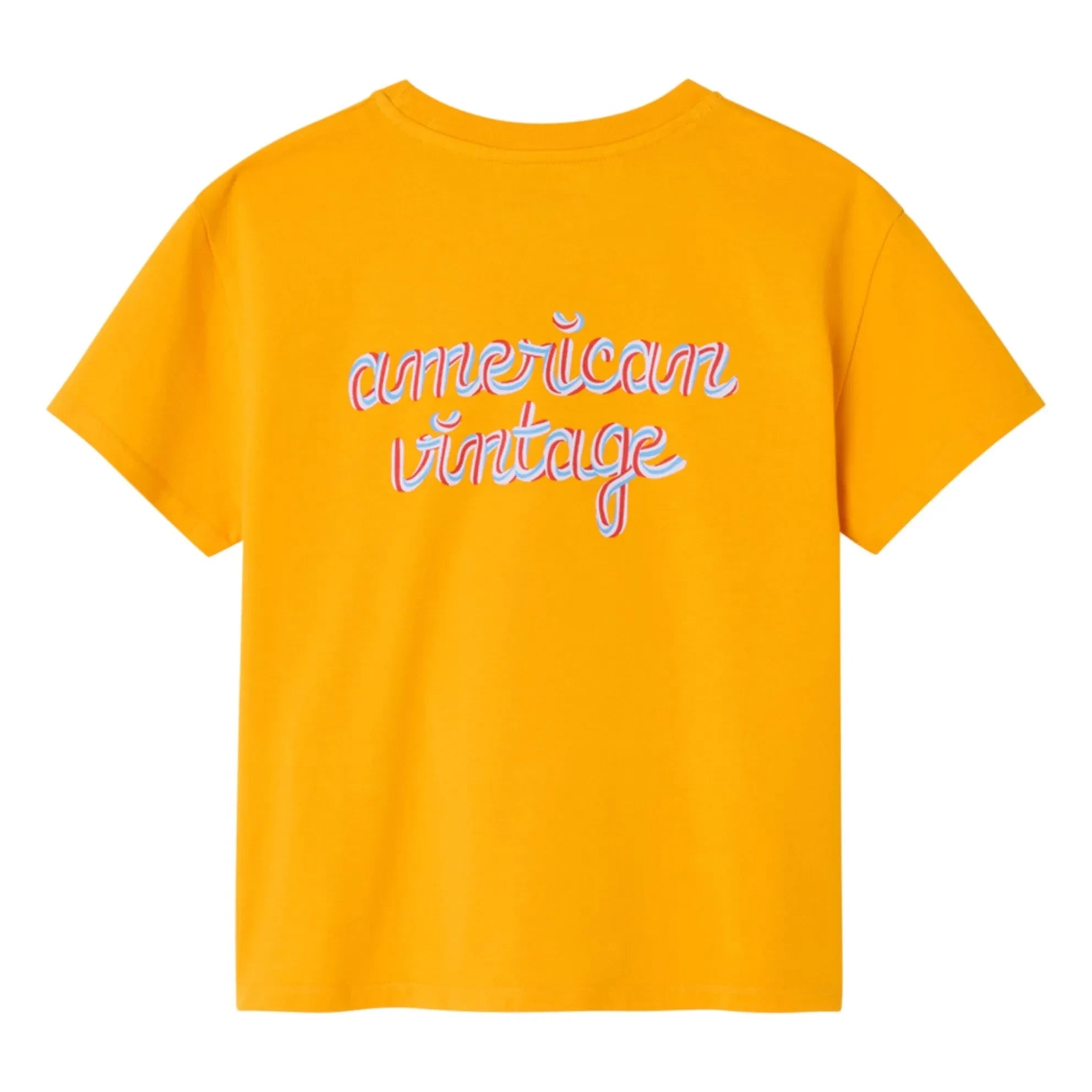 American Vintage - Fizvalley Toothpaste T-Shirt | Orange