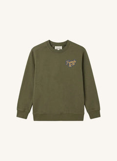 Smallable Kid - Favio Friends & Co Organic Cotton Sweatshirt | Verdigris