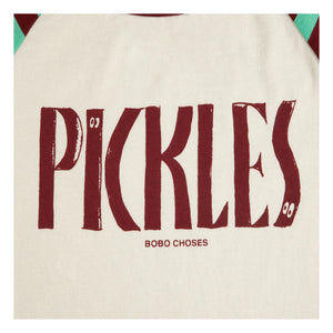 Bobo Choses - Pickles Organik Pamuk Tişört | Beyaz