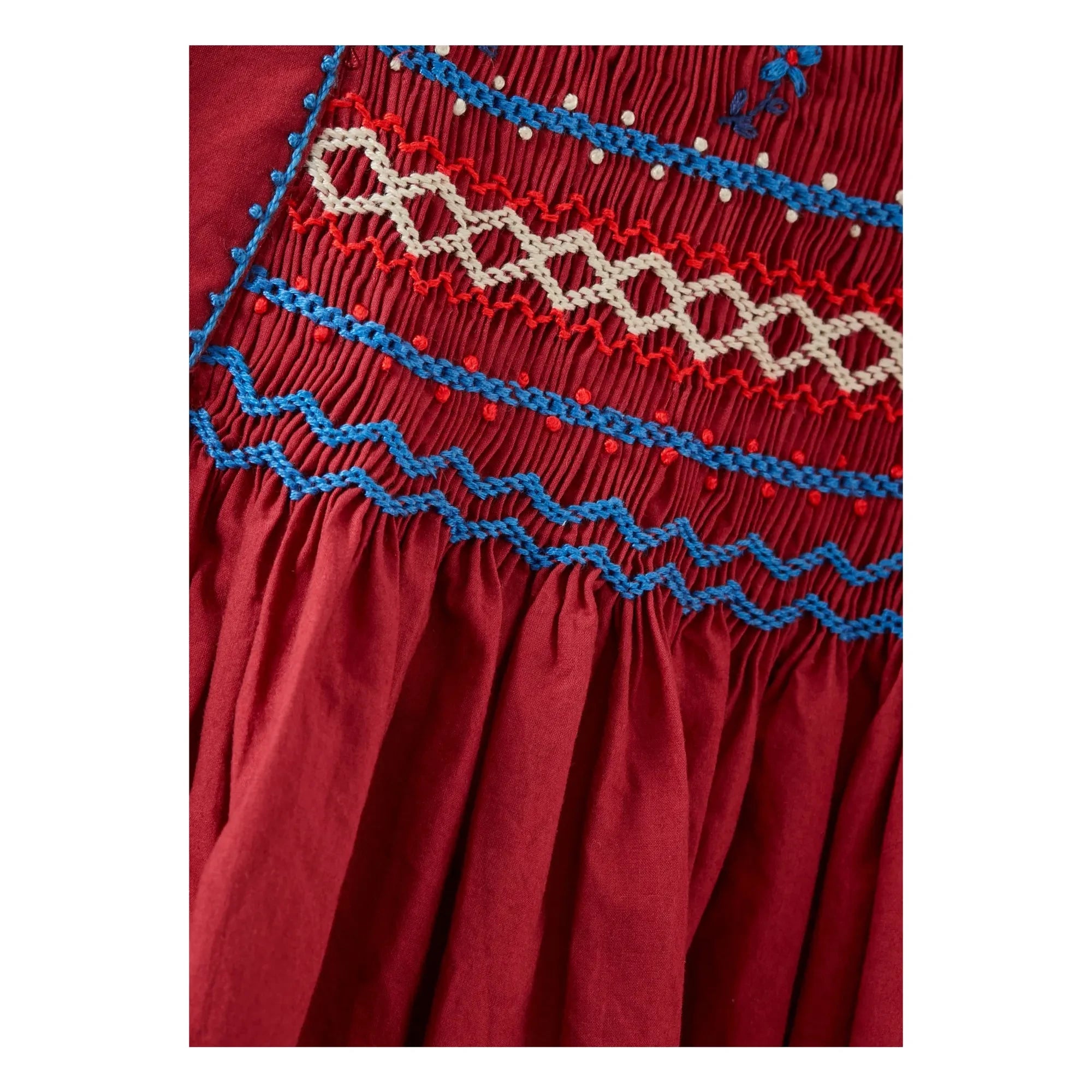 Caramel - Moringa Gathered Dress | Cherry red
