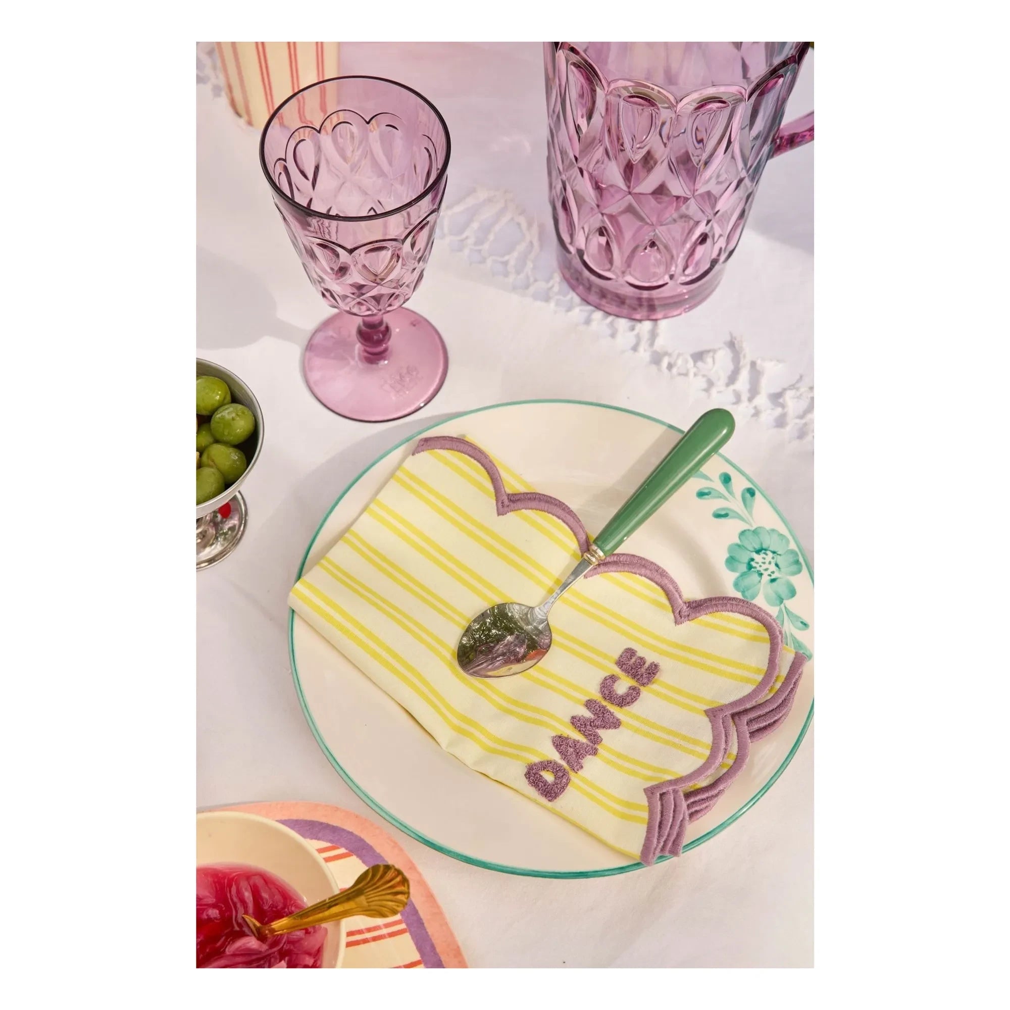Rice - Dance Napkin | Purple