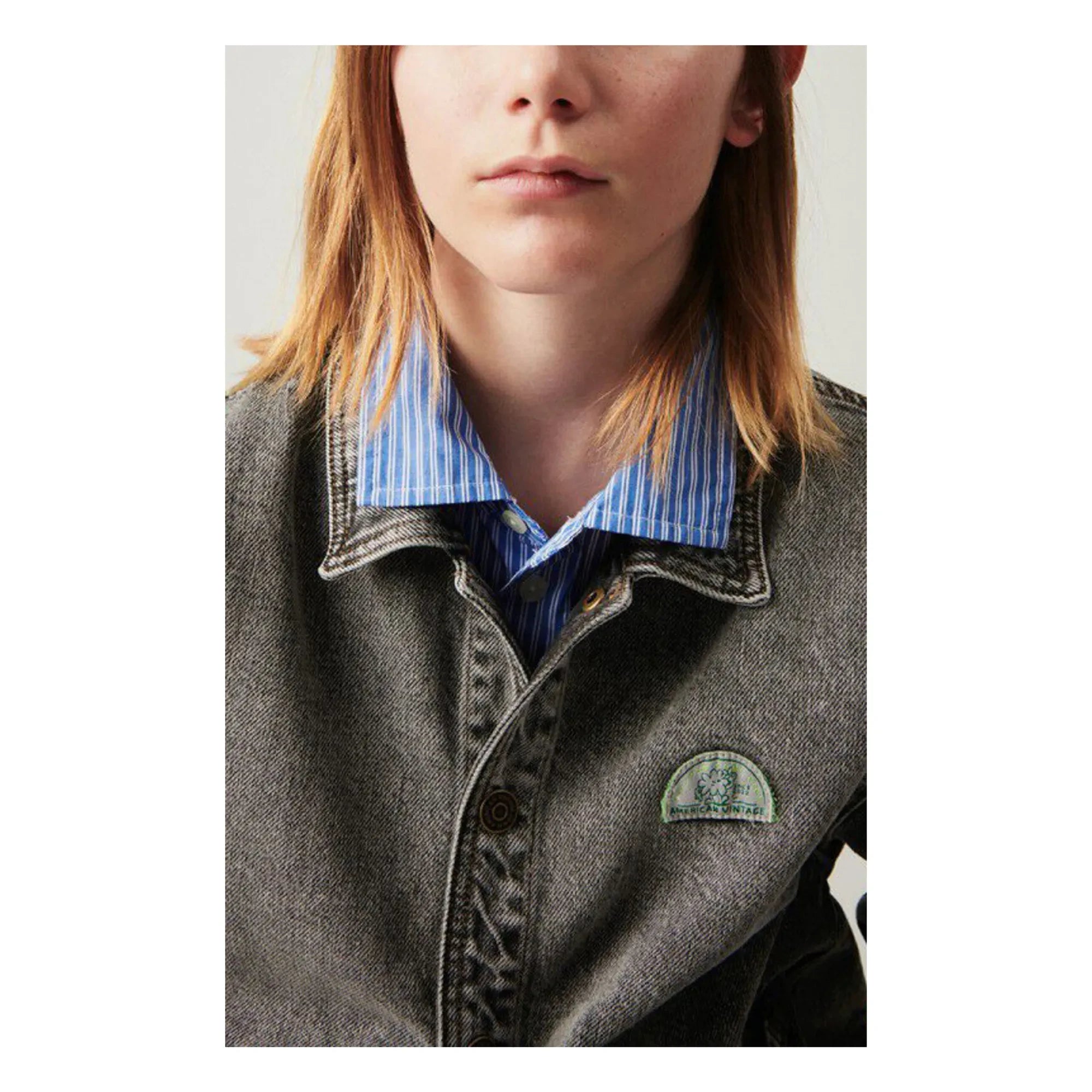 American Vintage - Yopday Denim Jacket | Dark Gray Denim