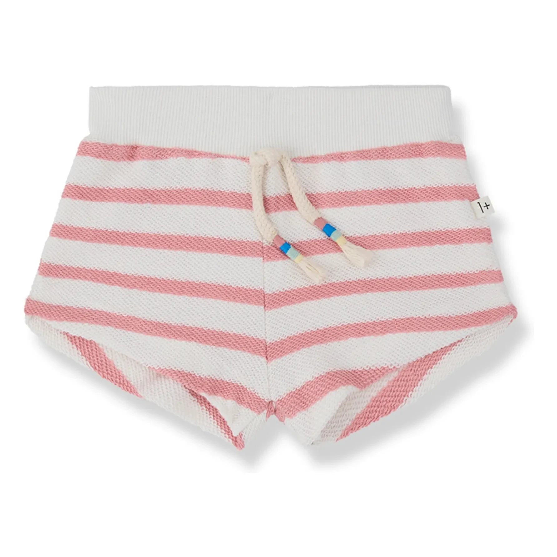 1+ in the family - Portinatx Striped Shorts | Blush
