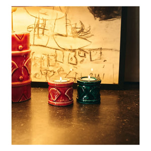 Anna + Nina - Laurel Reef candle jar | Green