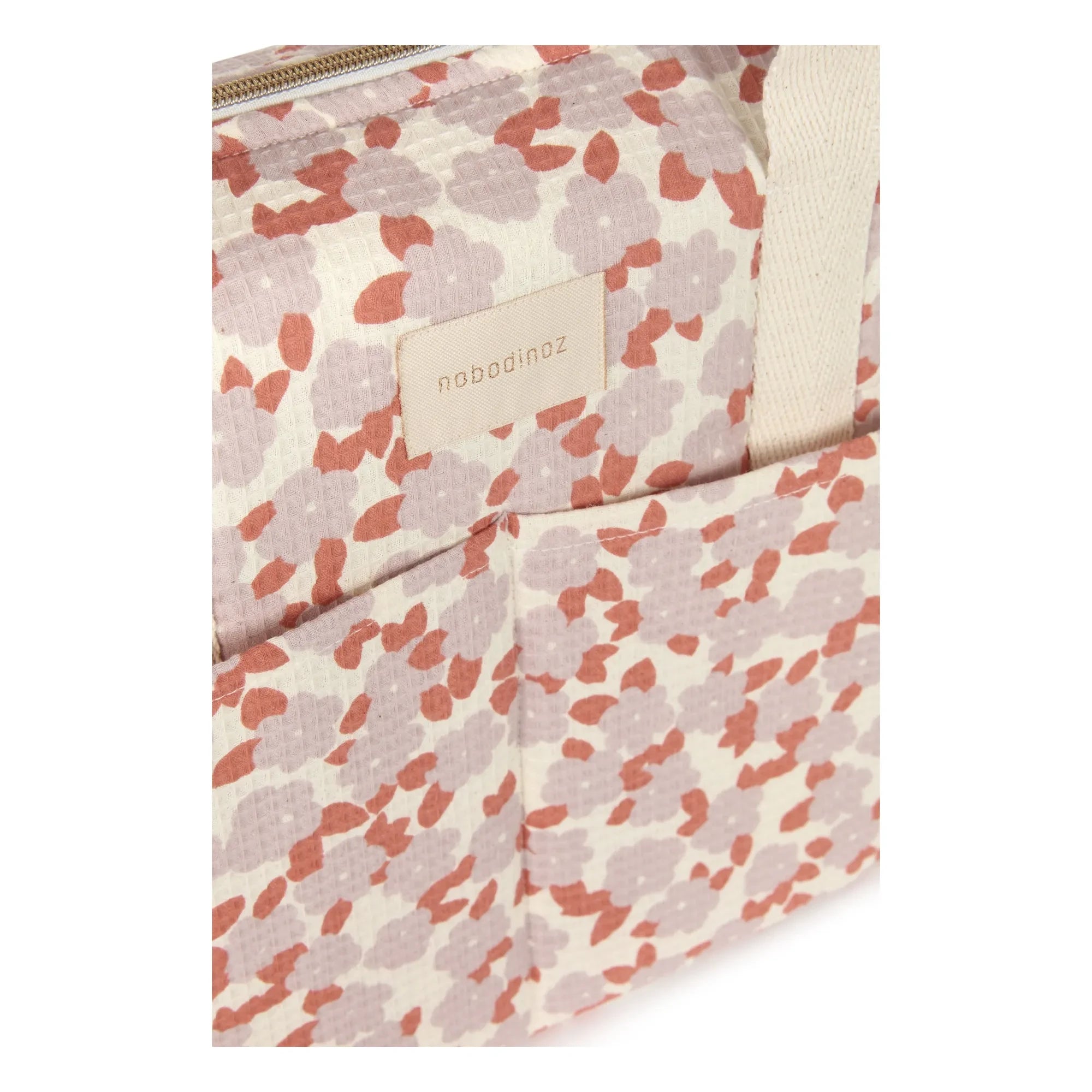 Nobodinoz - Waterproof Diaper Bag Gala Opera Mauve Sakura | Mauve