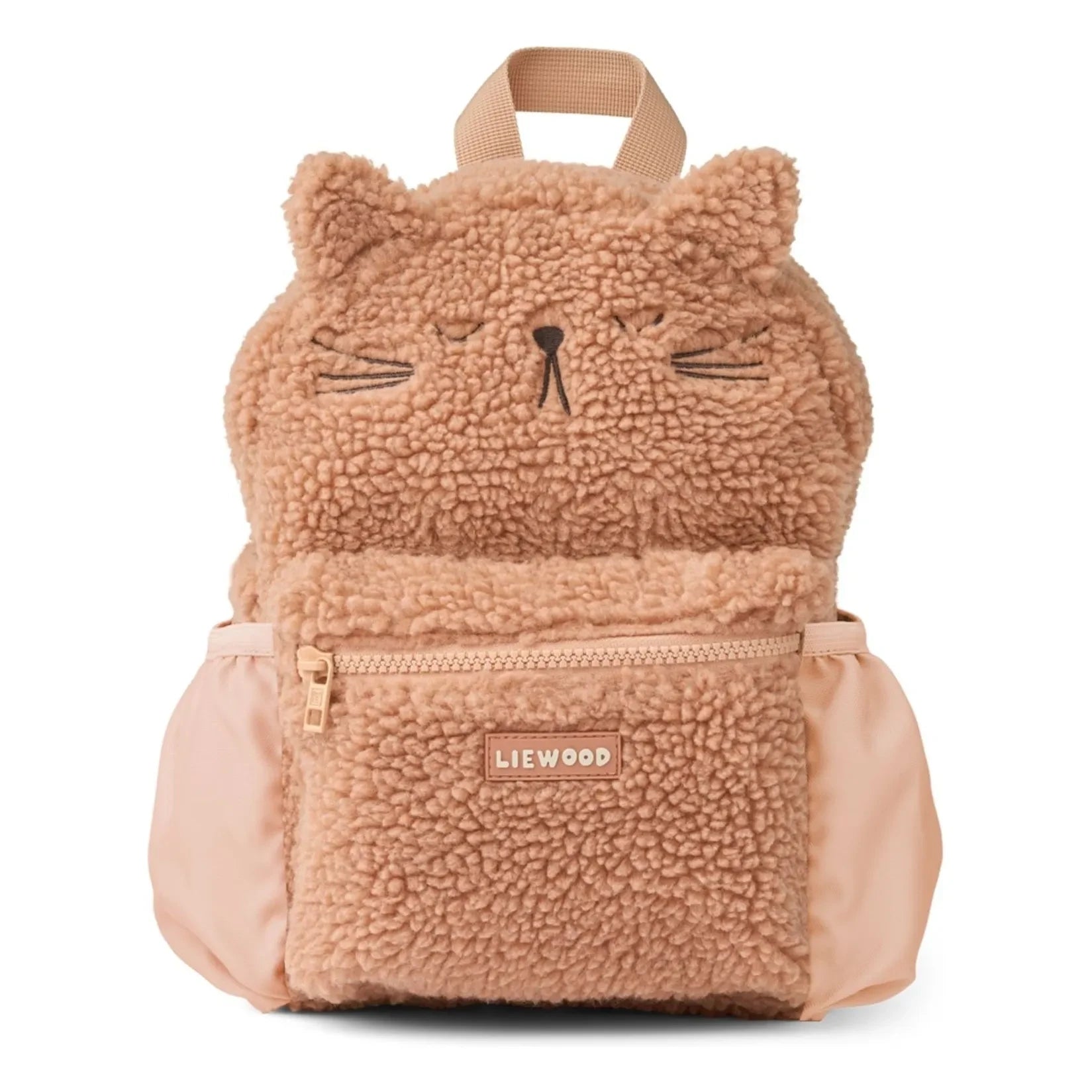 Liewood - Sherpa Andreas Cat Backpack | Recycled Fiber | Pink