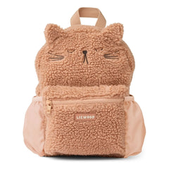 Liewood - Sherpa Andreas Cat Backpack | Recycled Fiber | Pink