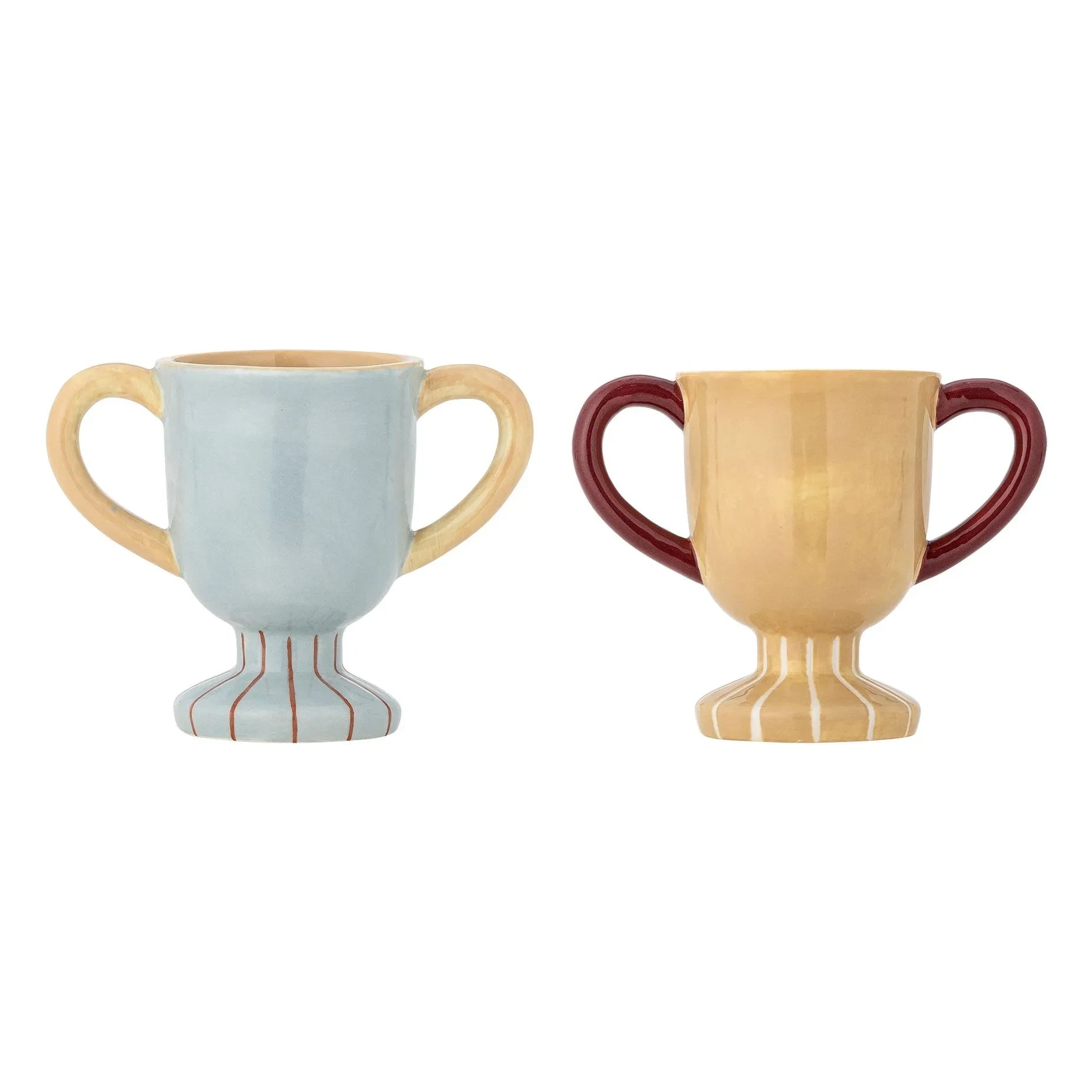 Bloomingville Mini - Küçük seramik kupalar Trophy - 2'li set
