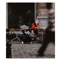 Stokke® - YOYO³ 6+ Pushchair with Black Frame | Zebra