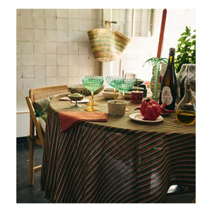 Anna + Nina - Sicilian Sunset Tablecloth | Green