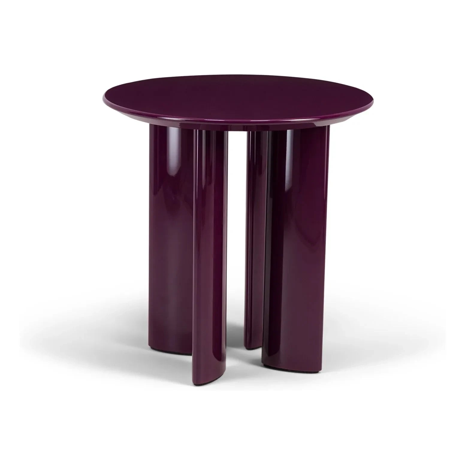 The Socialite Family - Carlotta Lacquered Side Table | Plum