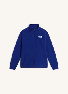 The North Face - Glacier Trucker Style Hoodie Fleece | Royal Blue