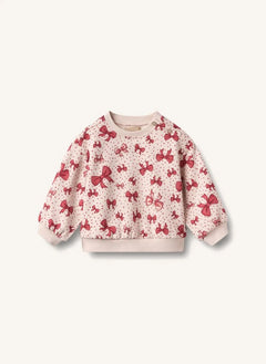 Wheat - Lia Knotted Sweatshirt, Organic Cotton | Candy Pink