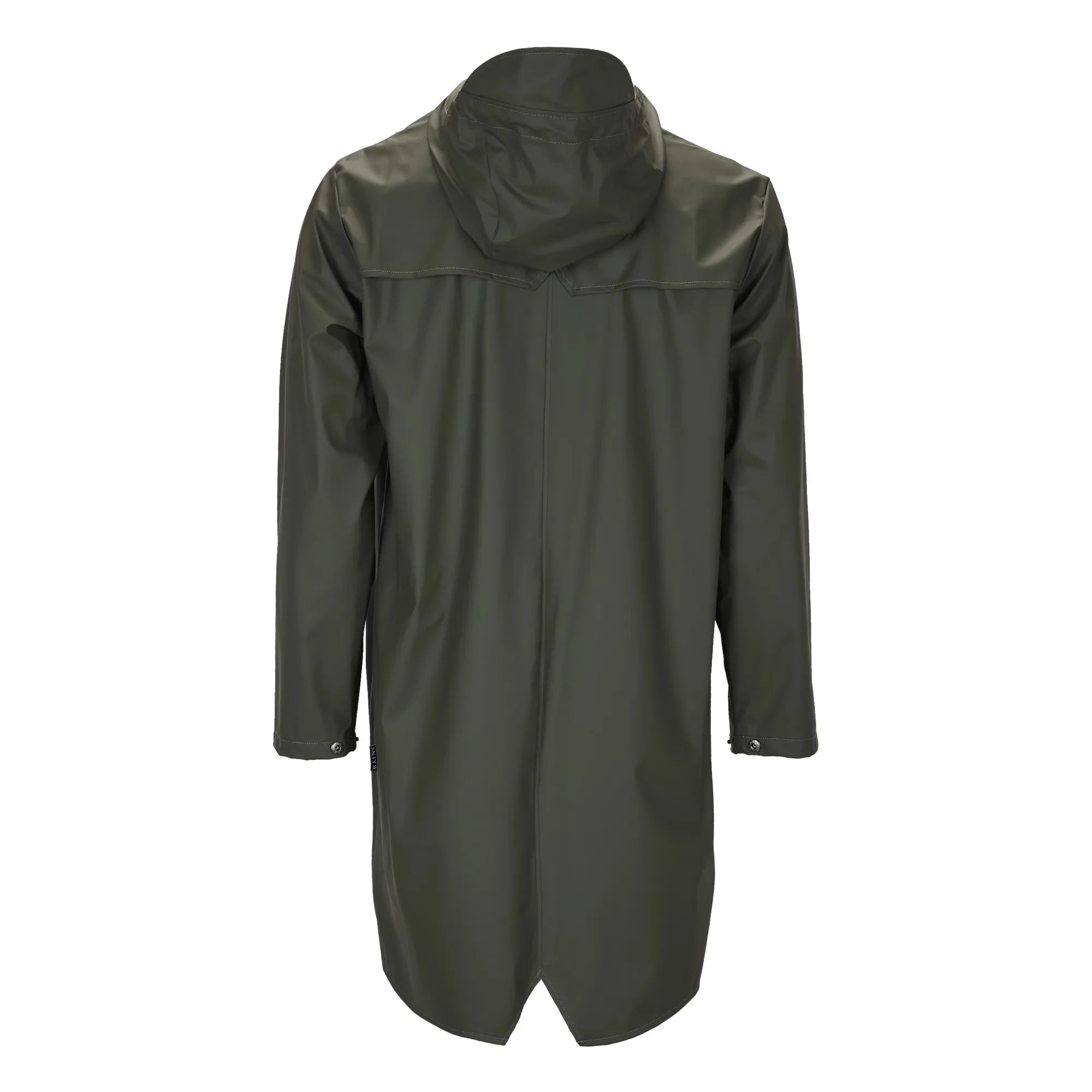Rains - Unisex Long Waterproof Milled Coat | Green