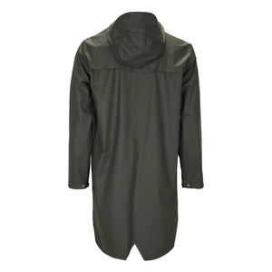 Rains - Unisex Long Waterproof Milled Coat | Green