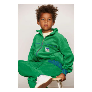 Mini Rodini - Organic cotton terry Ping Pong joggers | Green