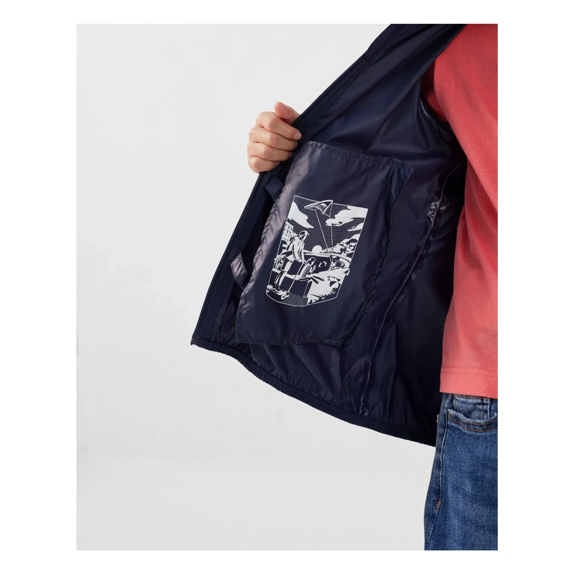 Jott - Arran Raincoat | Navy