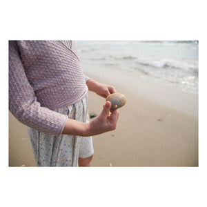 Thrush Plum - Loop Fleurie Organik Pamuk Elbis | Ekru