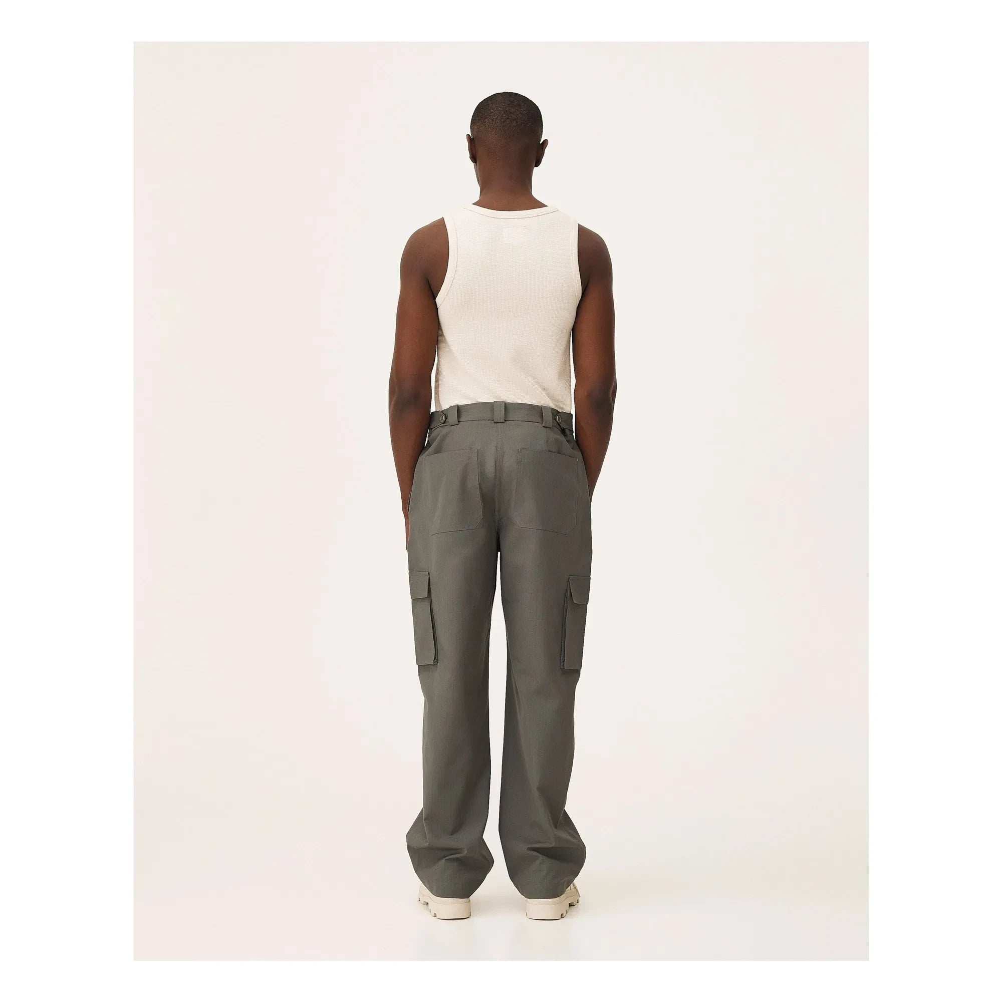 Noyoco - Organik Pamuk Kargo Pantolon | Haki