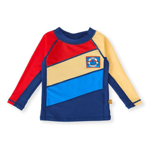 Goldie + Ace - Anti-UV Sailor Swim T-Shirt | Red