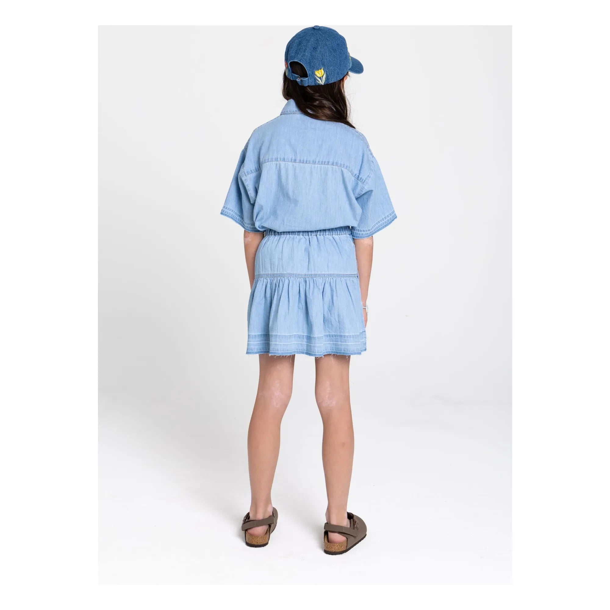 Hundred Pieces - Halo Floral Hat | Denim Blue