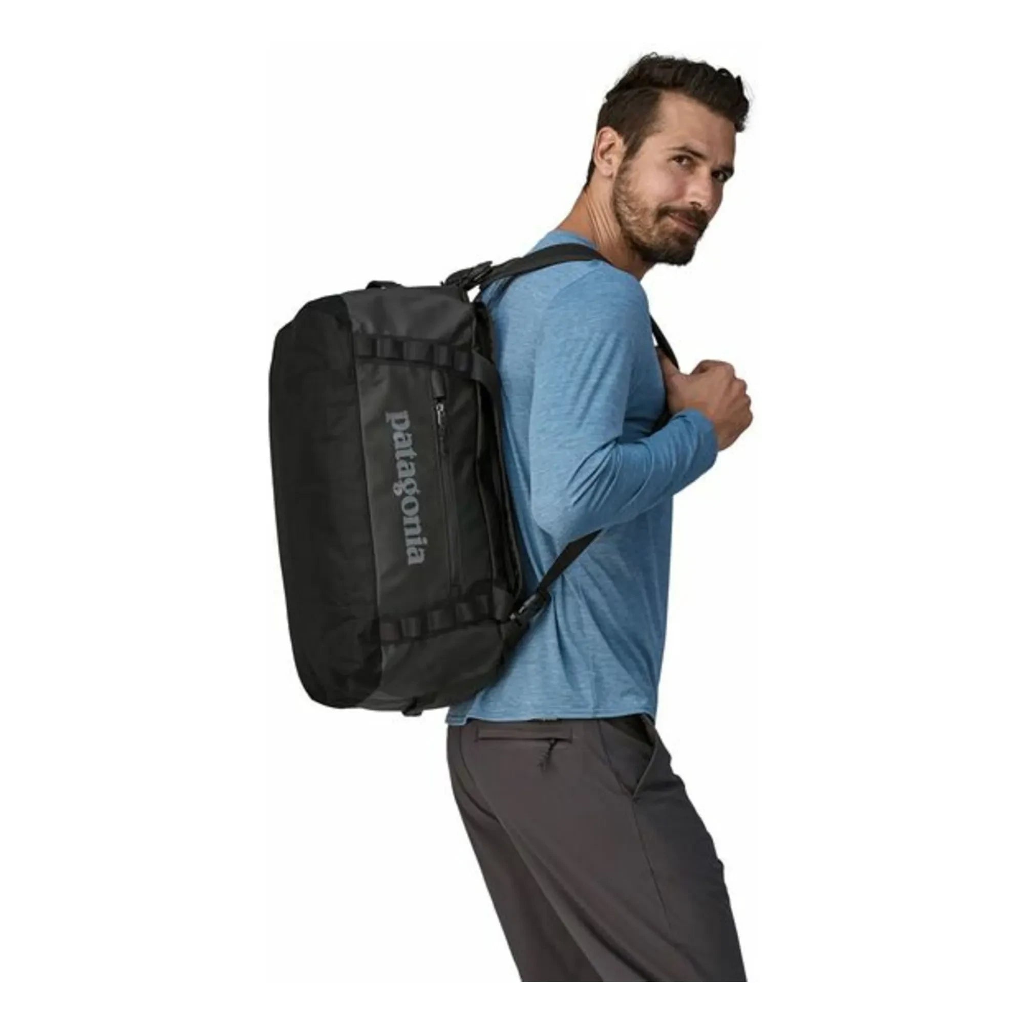 Patagonia - Black Hole Duffle 40L Recycled Fiber Backpack | Black