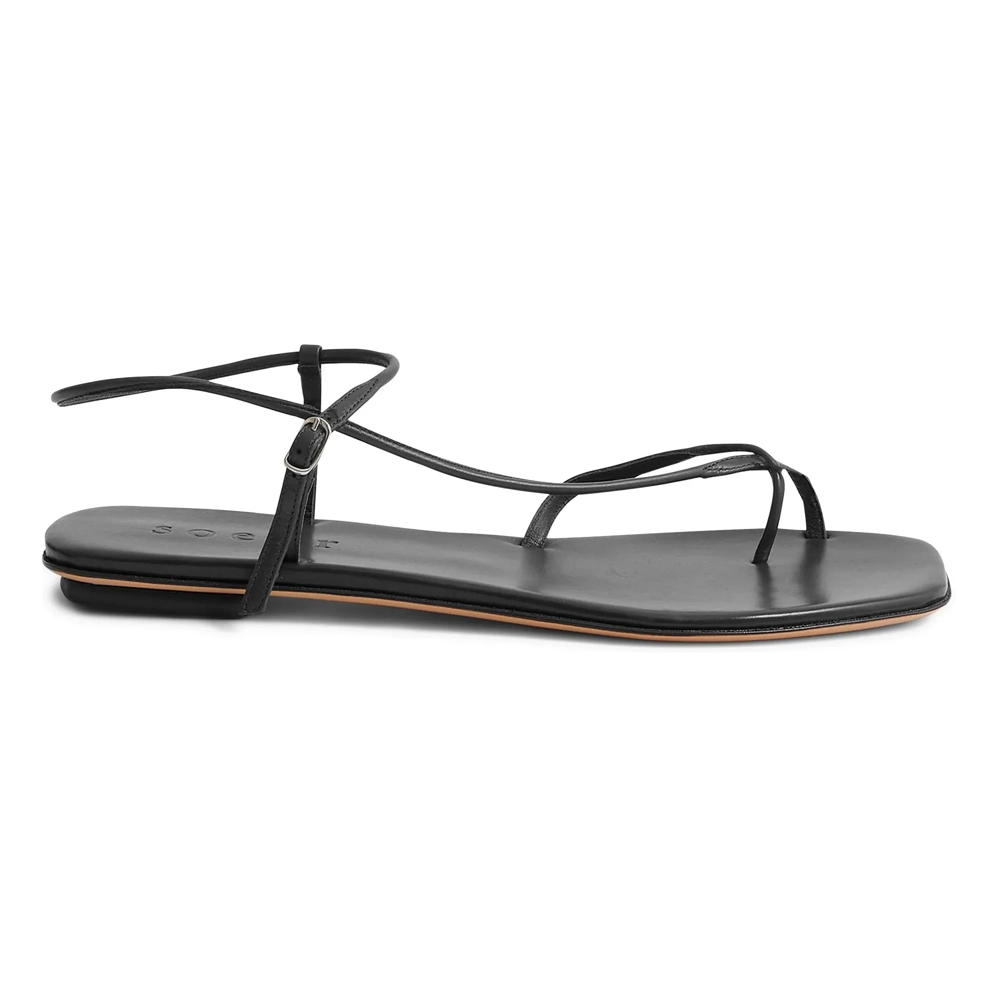 Soeur - Rosalie Leather Sandal | Black