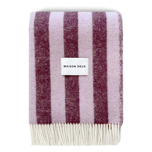 Maison Deux - Candy Wrap Wool Blanket | Lilac