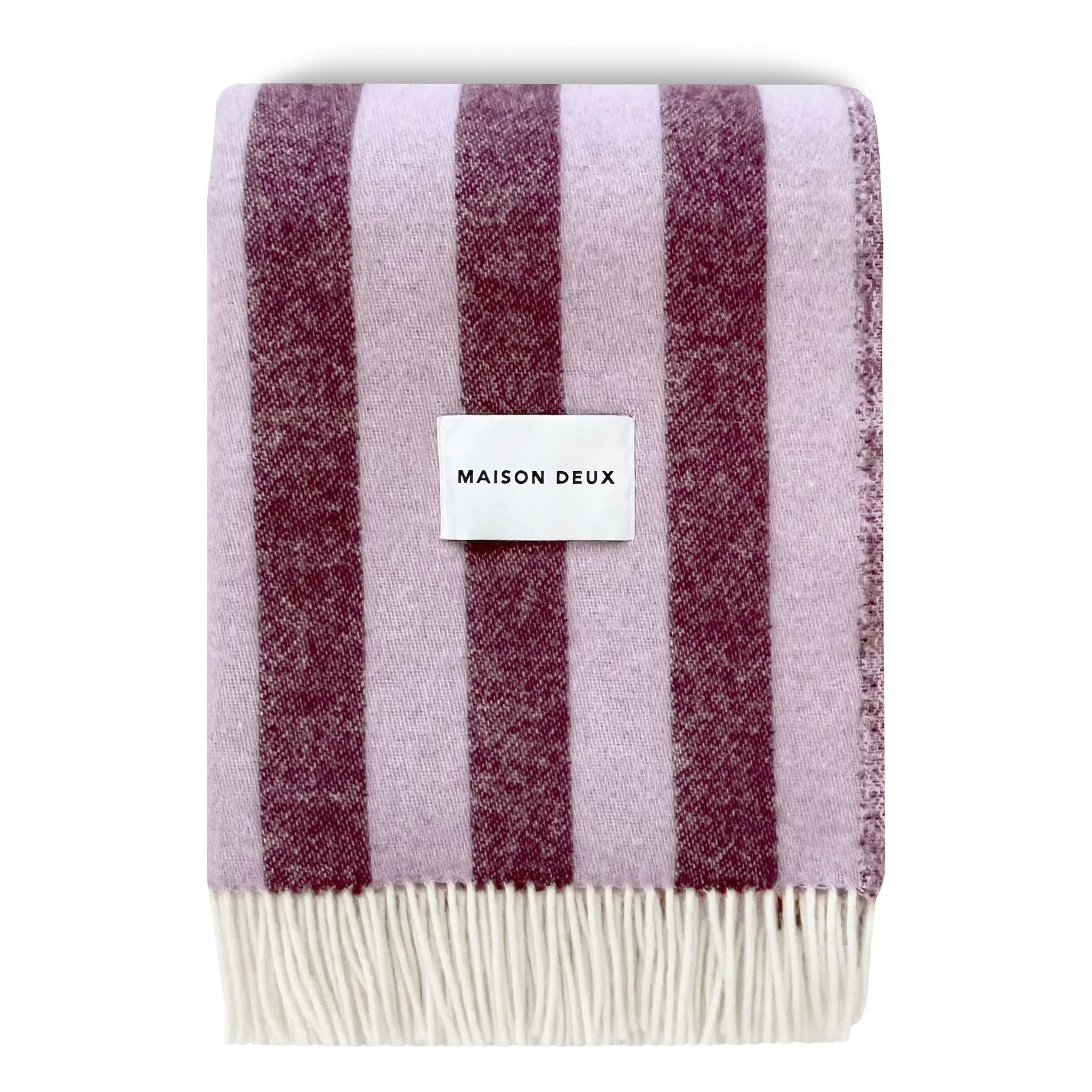 Maison Deux - Candy Wrap Wool Blanket | Lilac