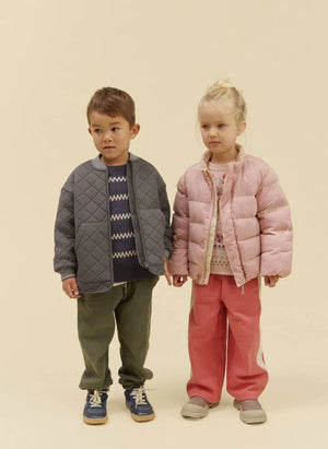 Wheat - Harlow Organic Cotton Jacquard Sweater | Ecru