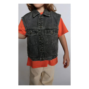 American Vintage - Yopday Sleeveless Denim Jacket | Gray
