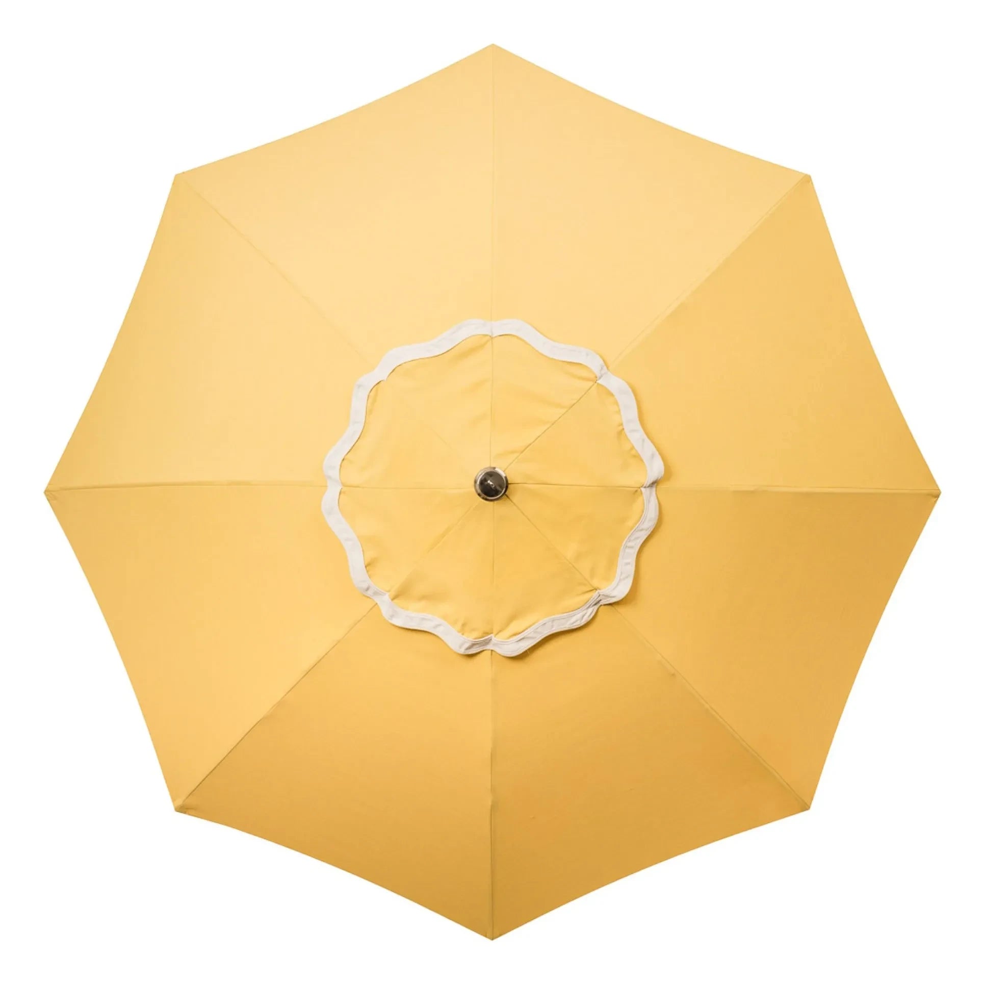 Business & Pleasure Co. - Beach Club Wavy Umbrella | Yellow