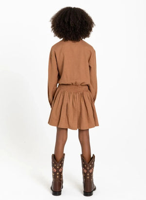Hundred Pieces - Enoha Star Dress | Brown
