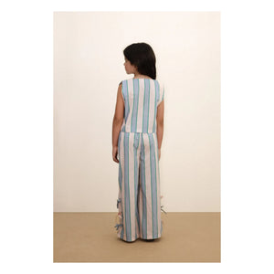 Tinycottons - Striped Tie Trousers | Light Pink