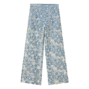 The Tiny Big Sister - Cotton Pants | Blue