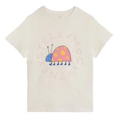 Stella McCartney Kids - Stella Coccinelle Organic Cotton T-Shirt | Ivory