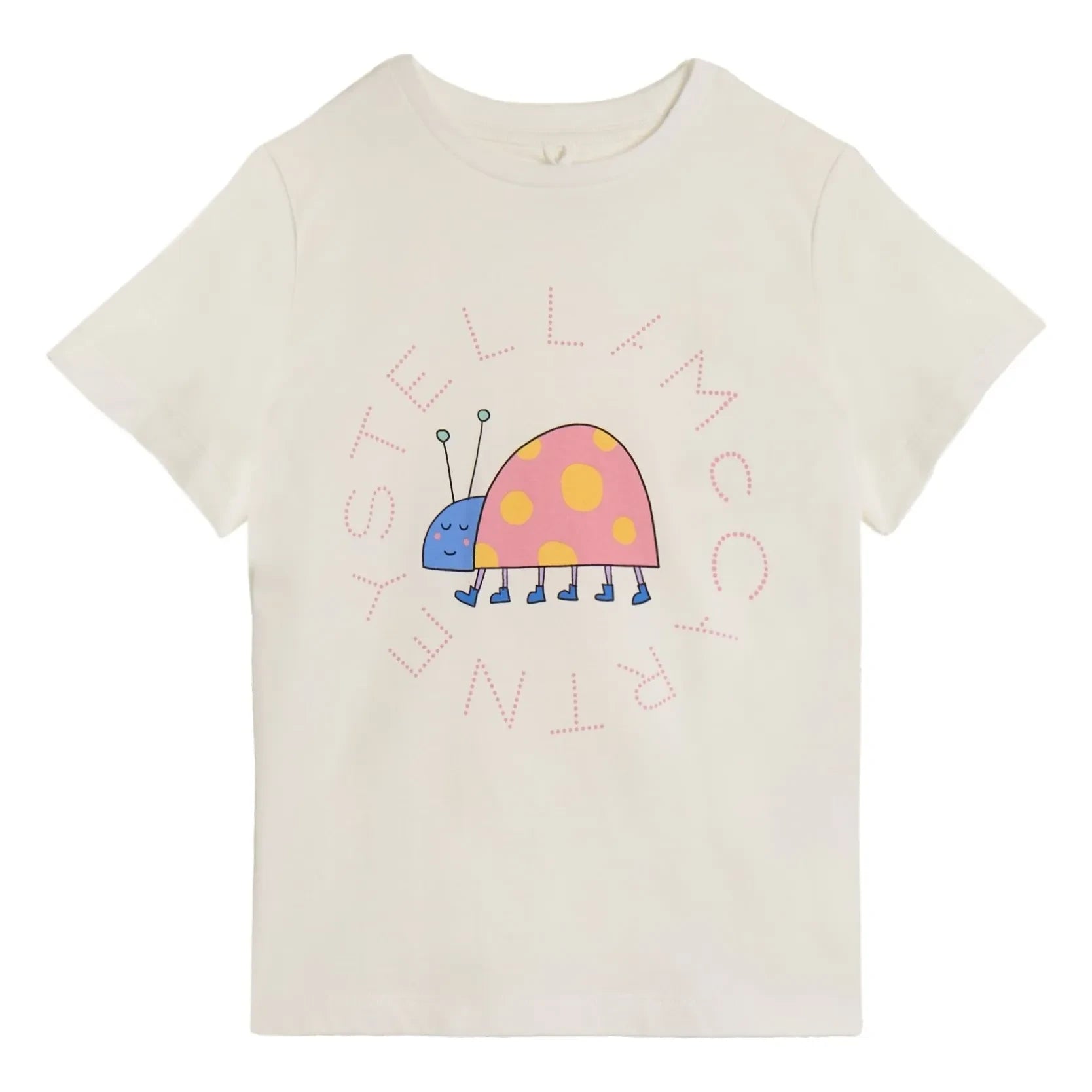 Stella McCartney Kids - Stella Coccinelle Organic Cotton T-Shirt | Ivory