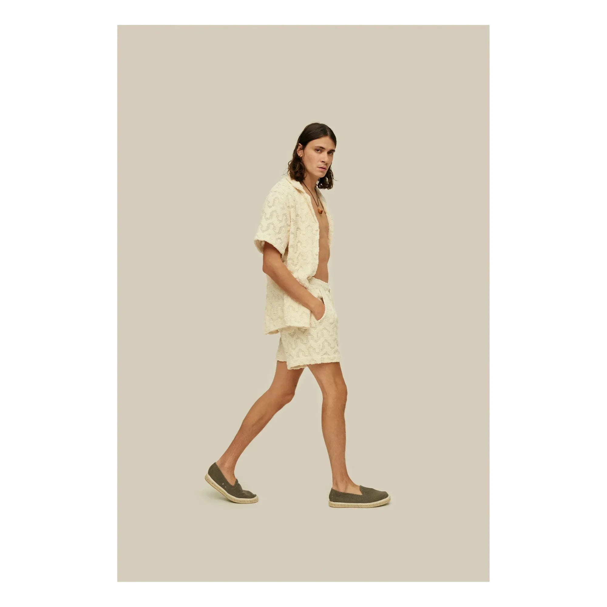 OAS - Atlas Knit Shorts | Ecru