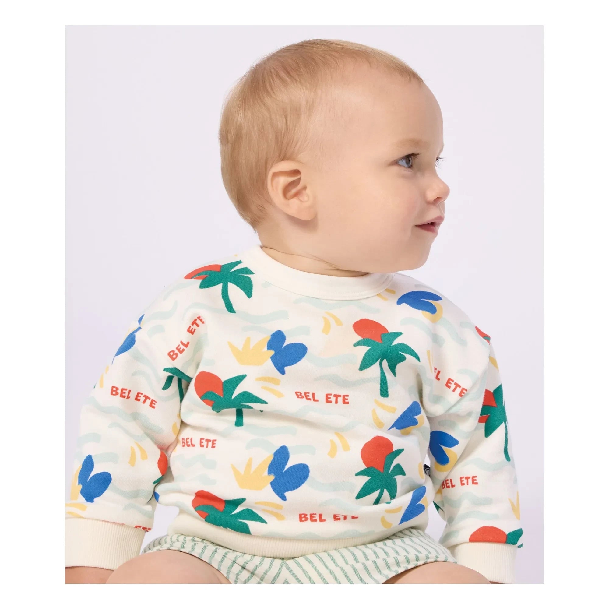 Petit Bateau - Bel Été Sweatshirt | Ecru