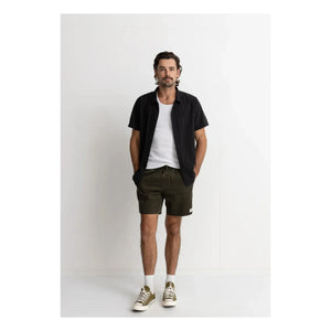 Rhythm - Classic Linen Blouse | Black