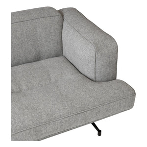 & Tradition - Inland AV22 2-Person Sofa, Black Legs | Gray