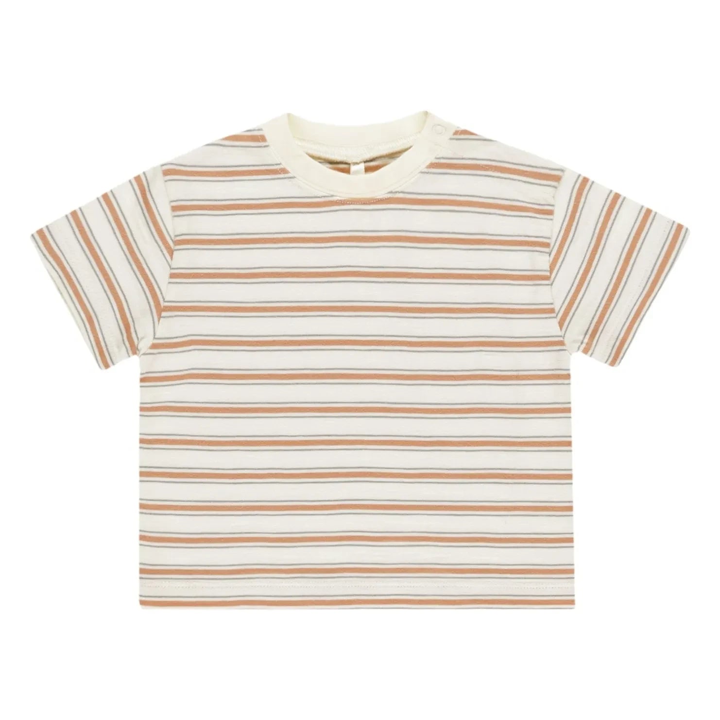 Rylee + Cru - Terry Striped T-Shirt | Ecru