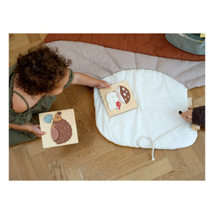 Fabelab - Hedgehog and Mushroom Puzzles - Set of 2