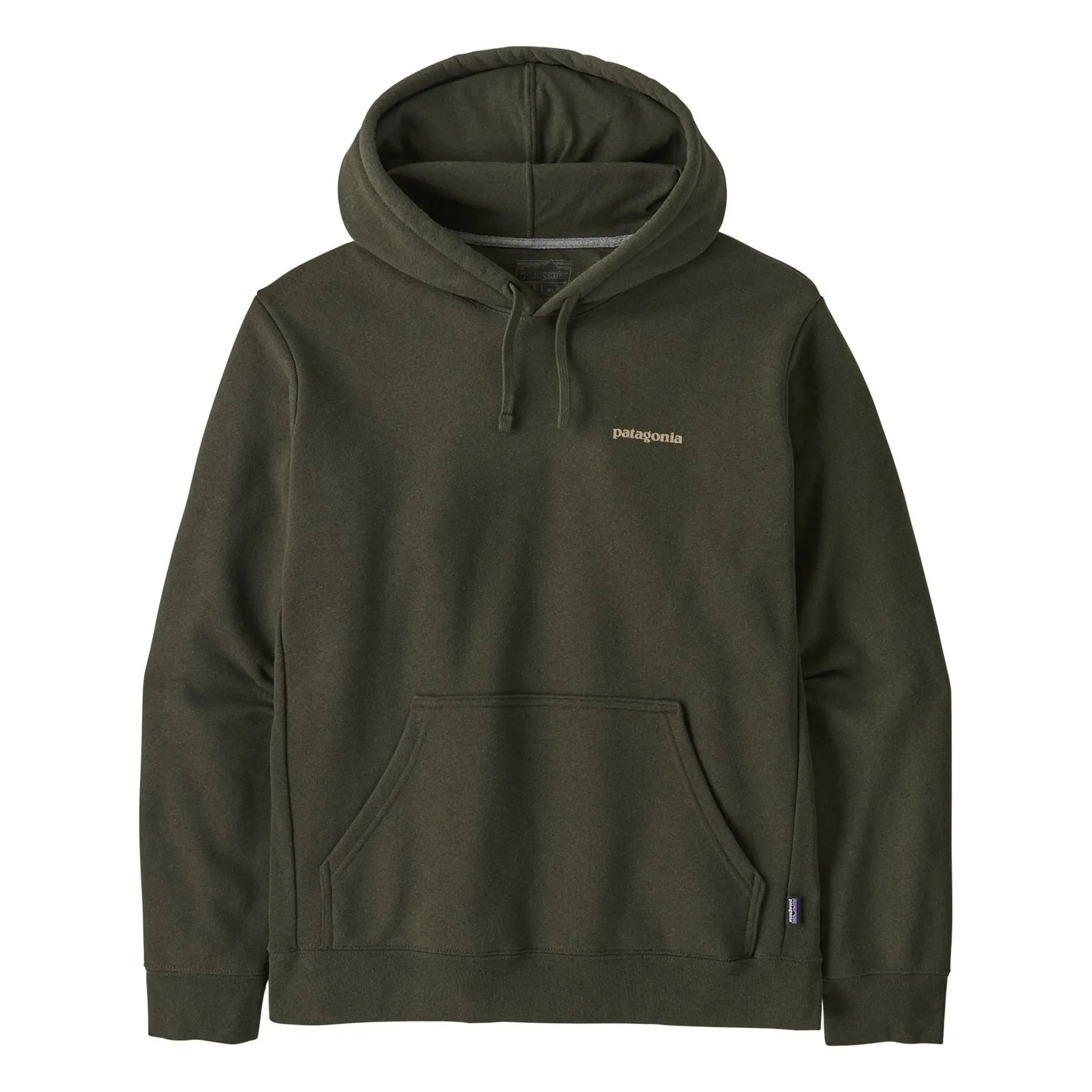 Patagonia - Hooded Sweatshirt Logo Uprisal Recycled Fibers | Khaki