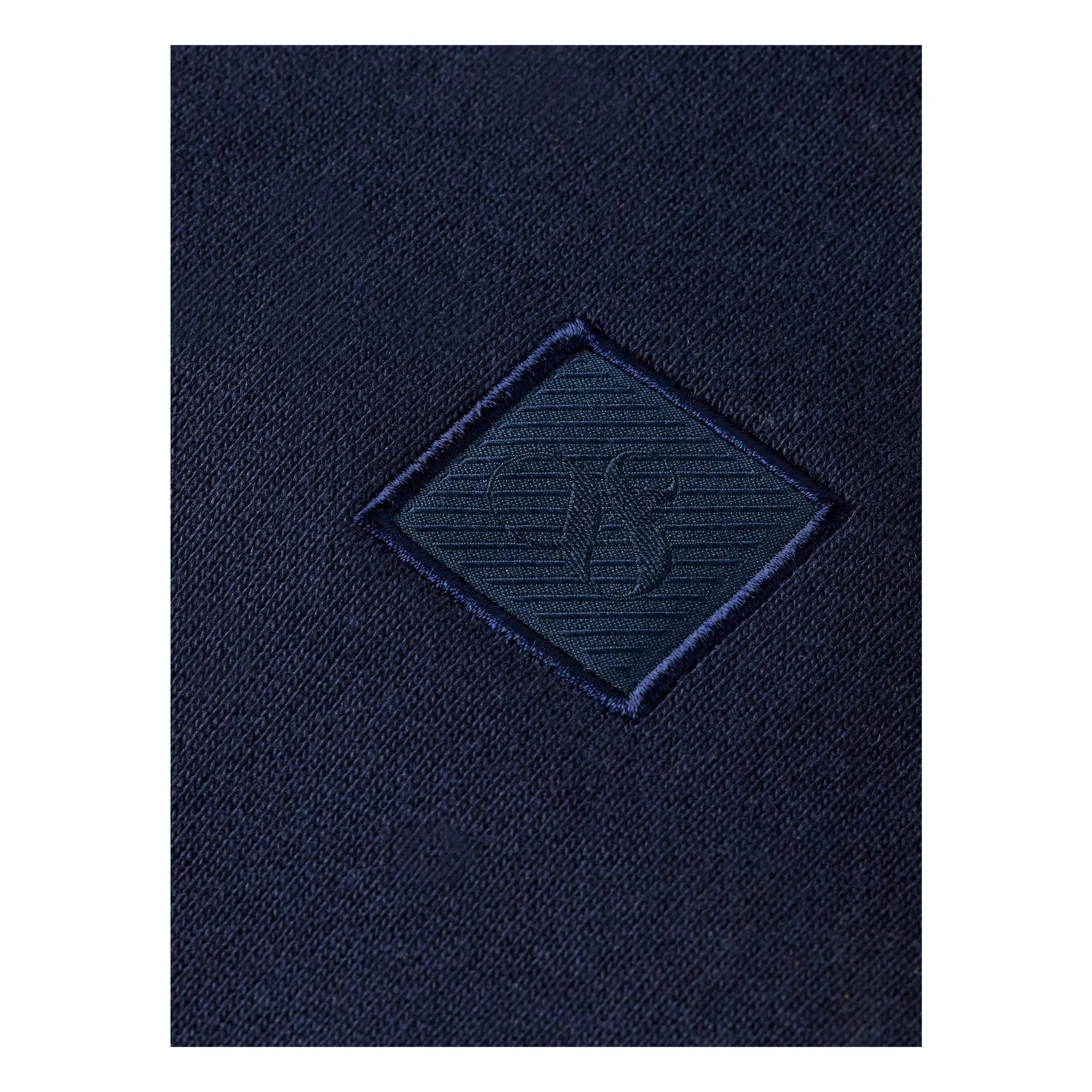 Scotch & Soda - Logo Badge Zip Sweatshirt | Navy Blue