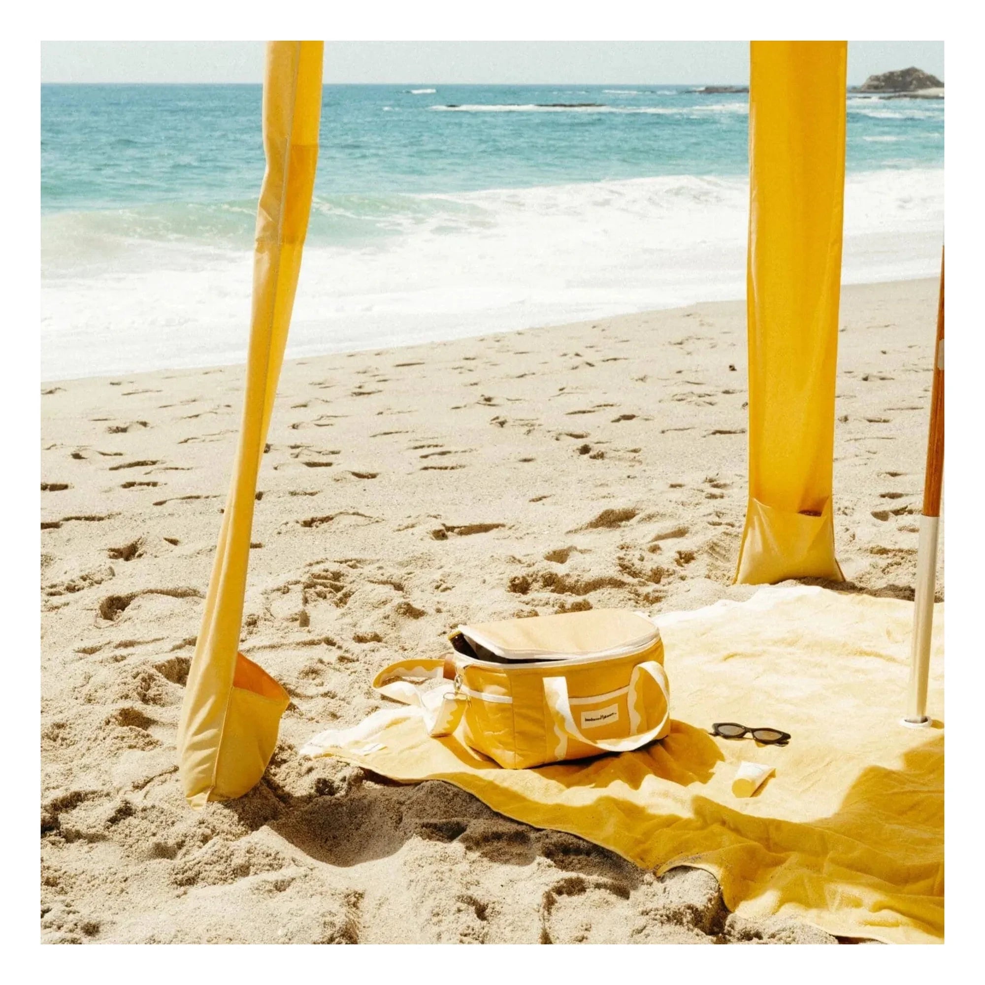 Business & Pleasure Co. - Perforated beach towel | Yellow